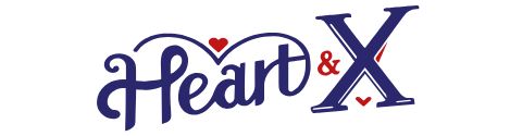 Heart & X Logo